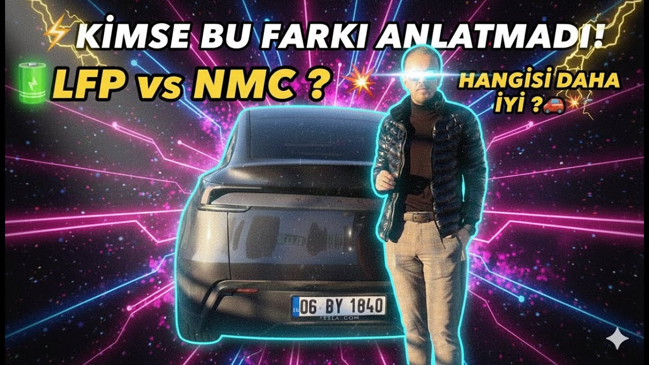⚡️ TESLA'DA BU FARKI KİMSE ANLATMADI! LFP vs NMC 🔋 HANGİ BATARYA DAHA İYİ VE UZUN &Ouml;M&Uuml;RL&Uuml;? 🚗💥