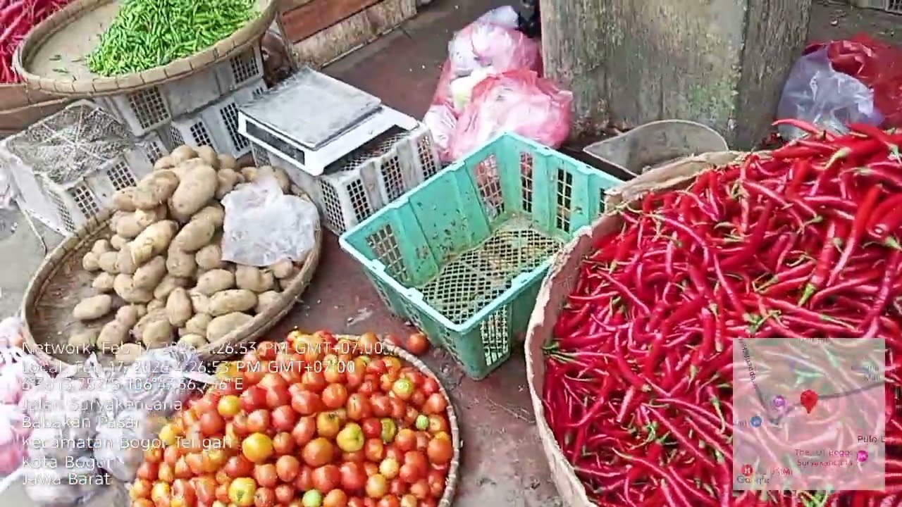 Seru seruan dipasar kota Bogor 