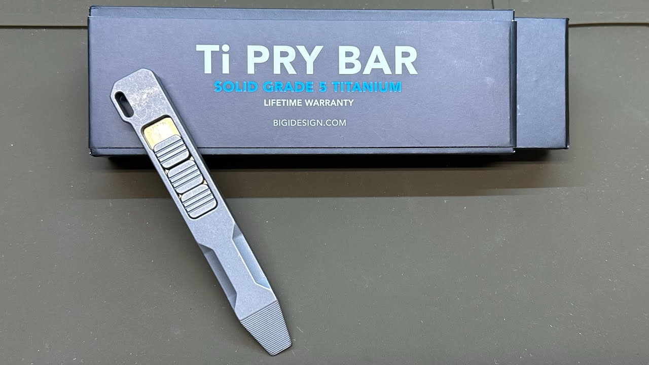 Распаковка монтировки Ti Pry Bar! (Большая идея дизайна)