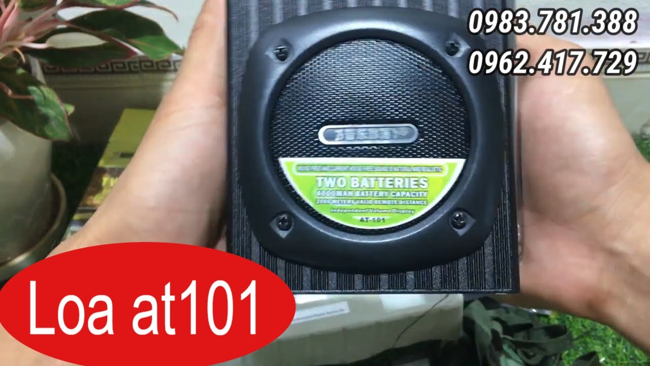 Giới thiệu chi tiết v&agrave; c&aacute;ch sử dụng loa at101/ lh 0987475481