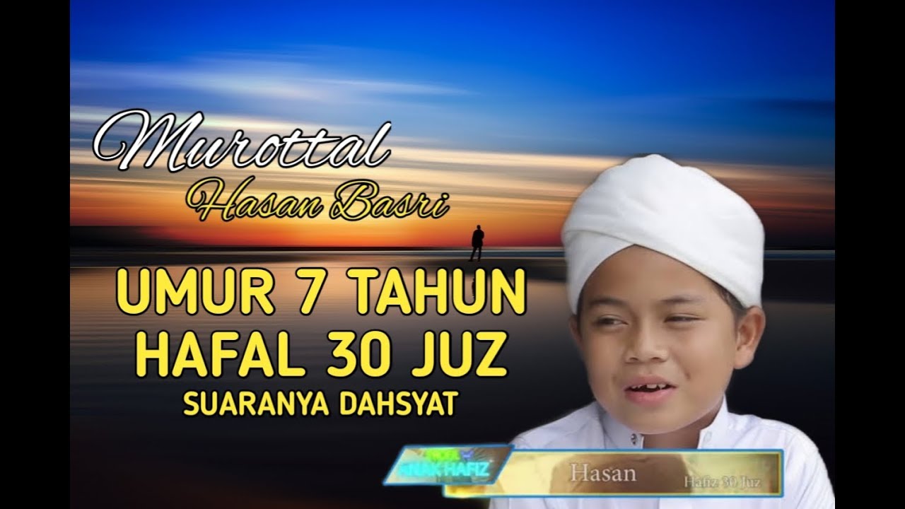 MUROTTAL HASAN BASRI - AL QOLAM KECIL TAPI SUARANYA MEMBUAT KITA MENANGIS
