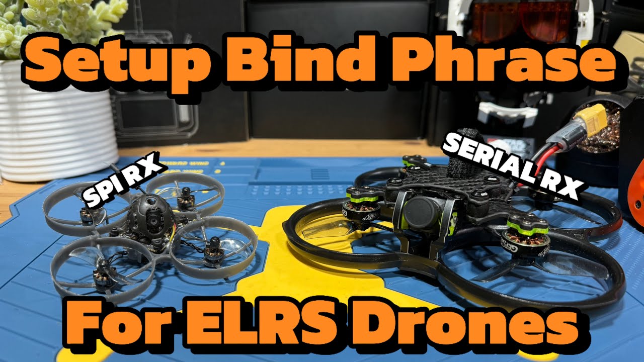 How to setup binding phrase for most ELRS Drones? SPI vs Serial Uart