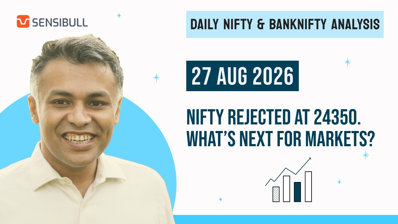 NIFTY & BANK NIFTY Analysis for Tomorrow | Stock Market Outlook | 27 August 2026, Thursday