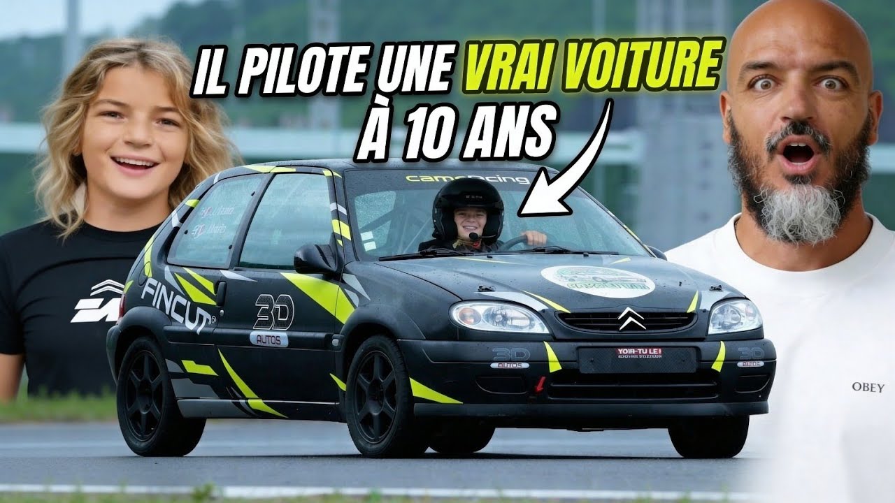J AI EU PEUR !!!! MON FILS de 10 ans pilote une VRAIE voiture de rallye… 😳