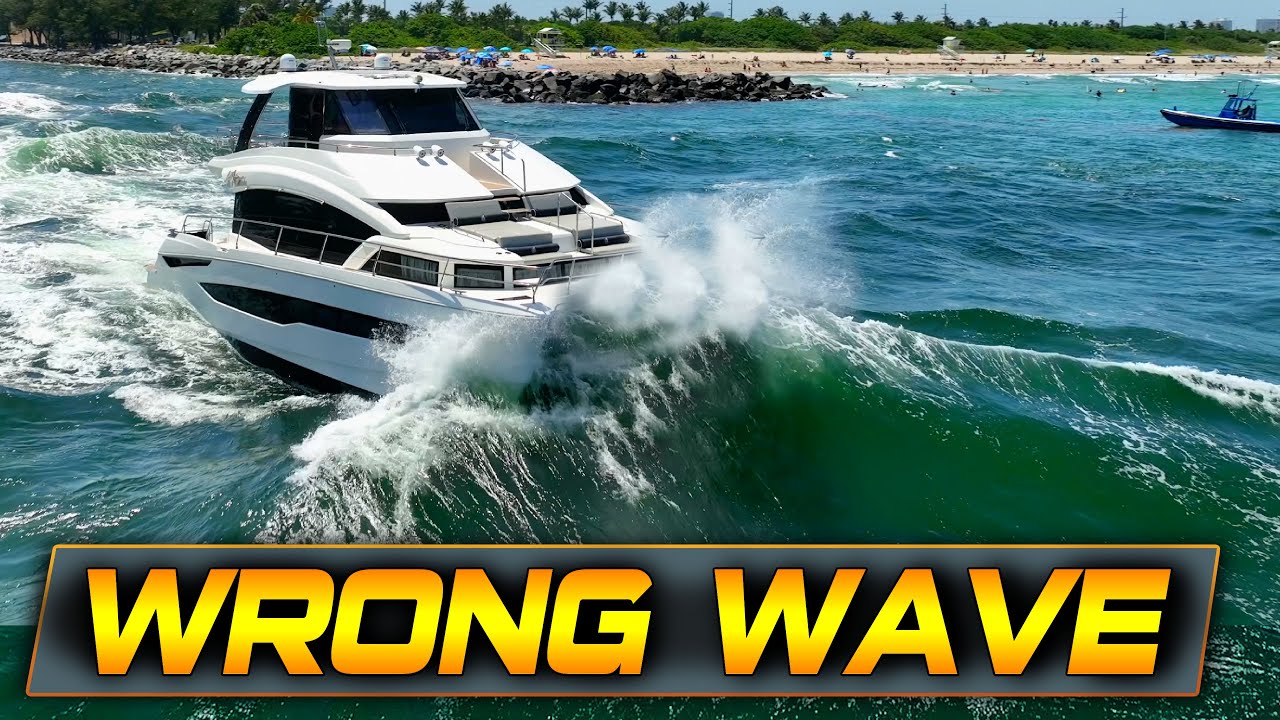 MASSIVE WAVE NEARLY SINKS BOAT AT HAULOVER INLET | BOAT ZONE