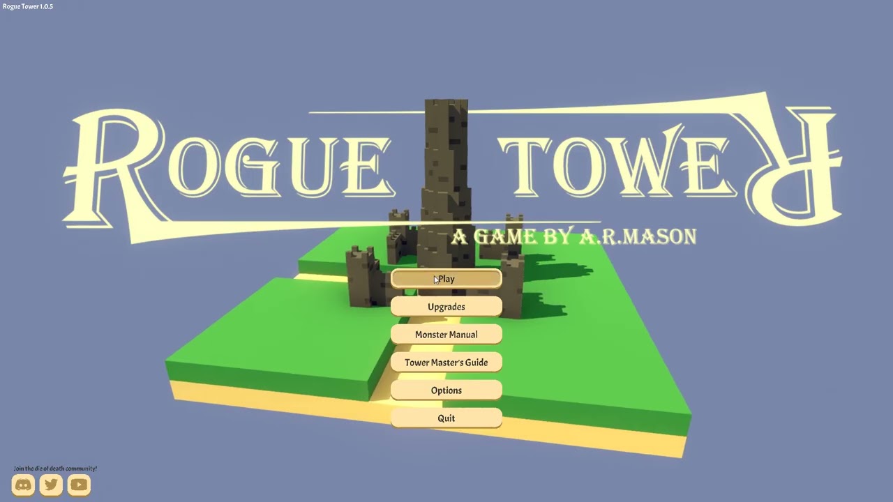 Rogue Tower ⬖ Walkthrough - 1/8 - Complete Tower defense Early Access Longplay 👀