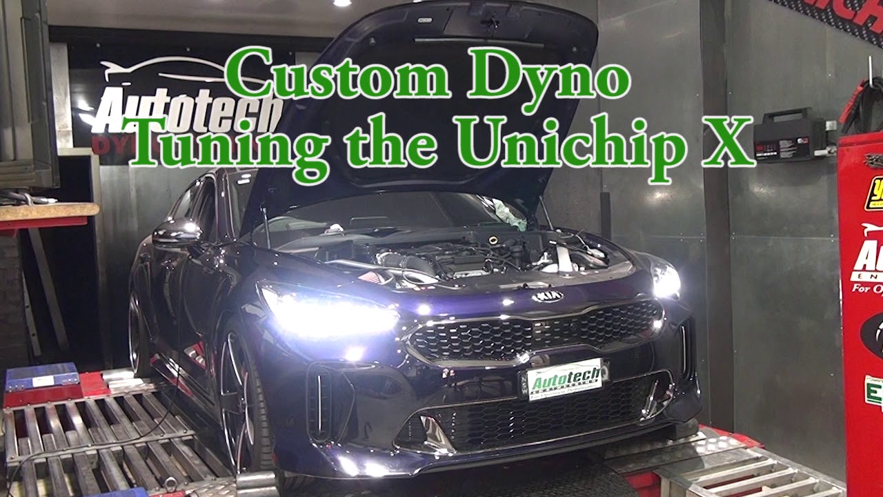 Kia Stinger Custom Dyno tune using Unichip X