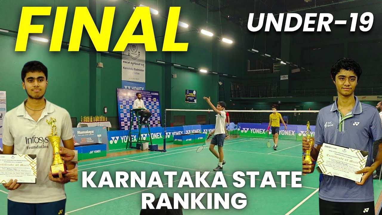 ABHINAV GARG VS HARDIK DIVYANSH - KARNATAKA STATE RANKING TOURNAMENT 2025 | Under 19 FINAL