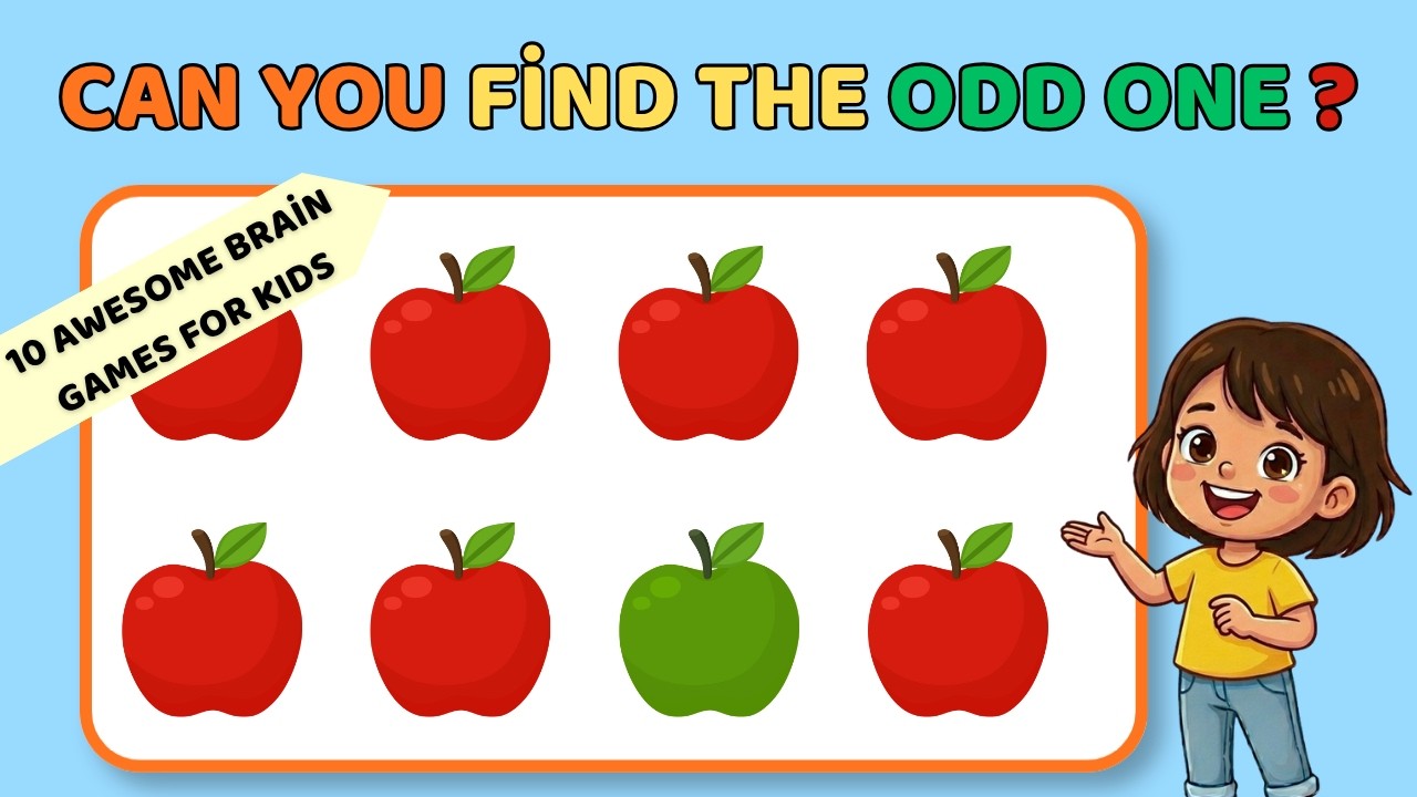 Find the Odd One Out! | Can You Find the Different One? (Kids Games)