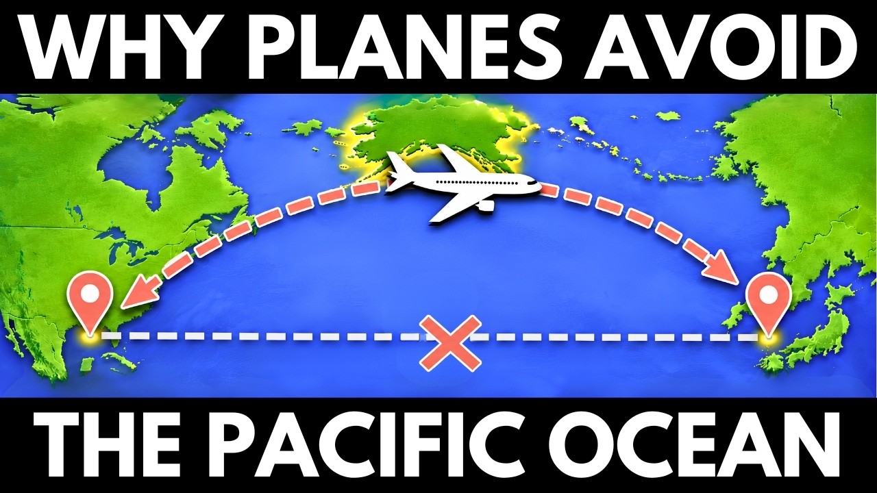 The Real Reason Why Planes Don&rsquo;t Fly Straight Across the Pacific Ocean