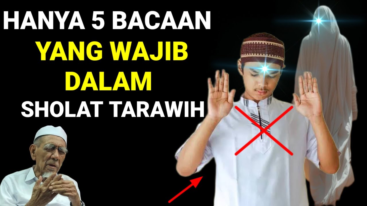 WAJIB TAHU !! HANYA 5 BACAAN YANG WAJIB DIBACA DALAM SHOLAT TARAWIH