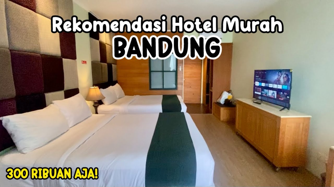 HOTEL MURAH BANDUNG 300 RIBUAN | RUMATERRA | CHARA & TIBERA HOTEL REVIEW