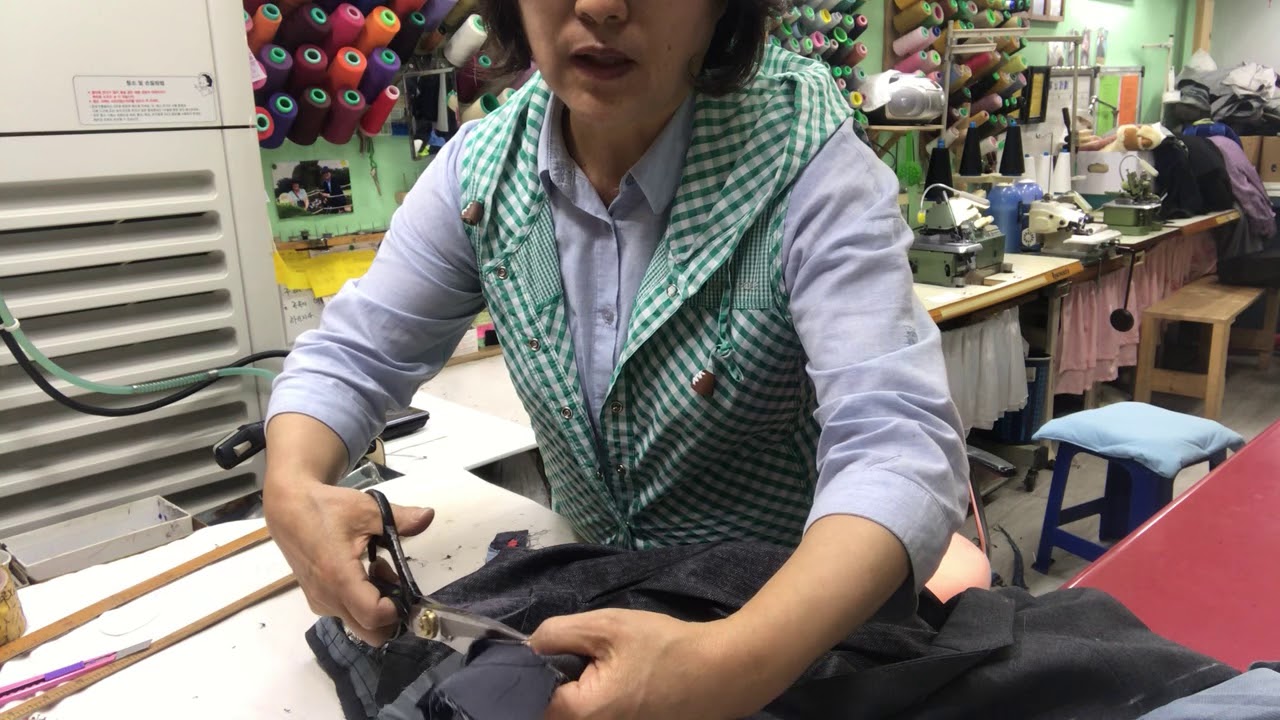 2 여성 정장 어깨줄이고 품줄이고 기장 올리고 소매 기장까지 올리기 (2)