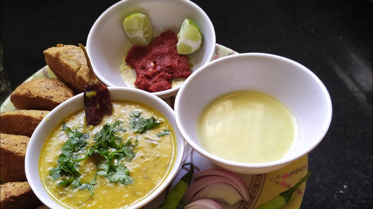 Daal bati | Hindi recipe|Rajasthni food|sneha kitchen|Healthy food