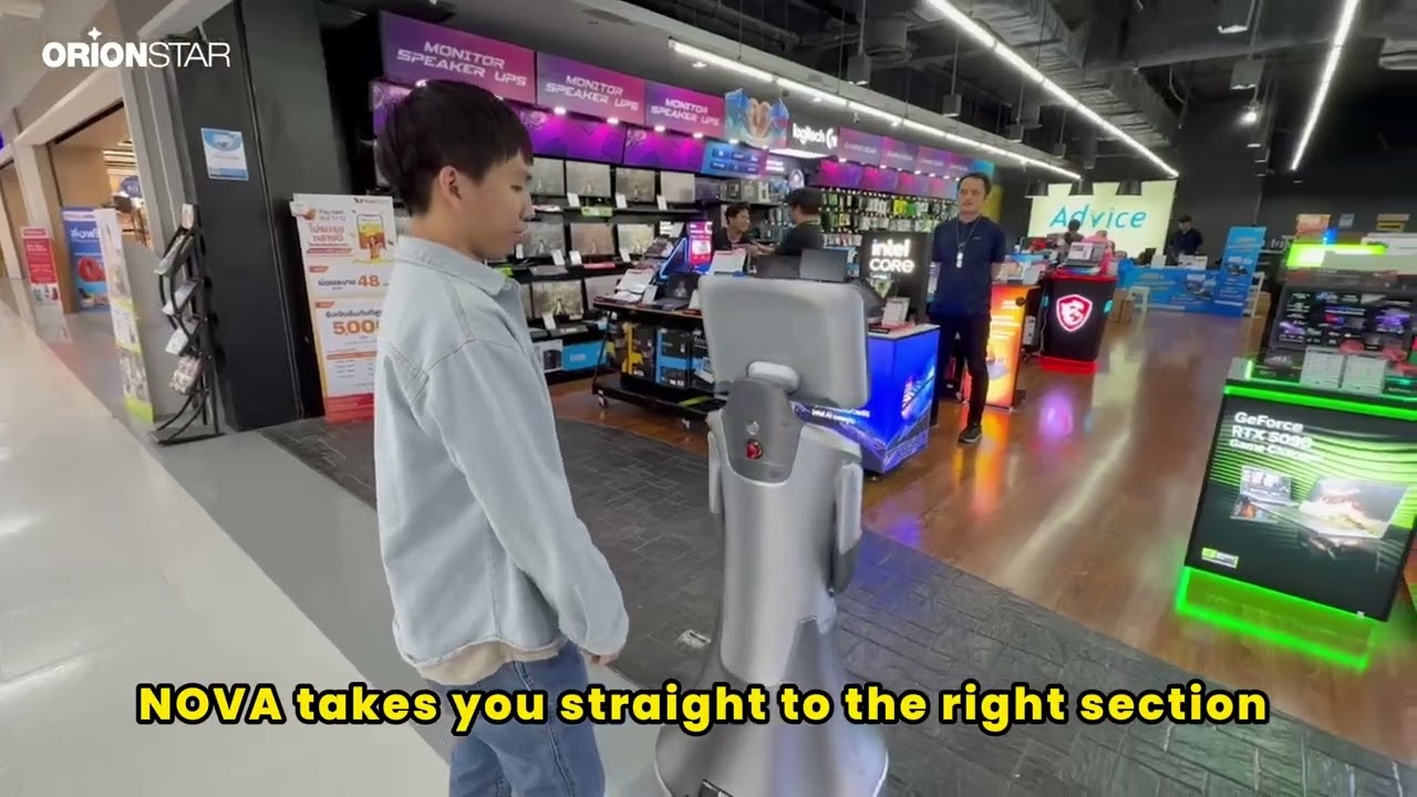 NOVA Thailand&rsquo;s Smart Shopping Guide Robot