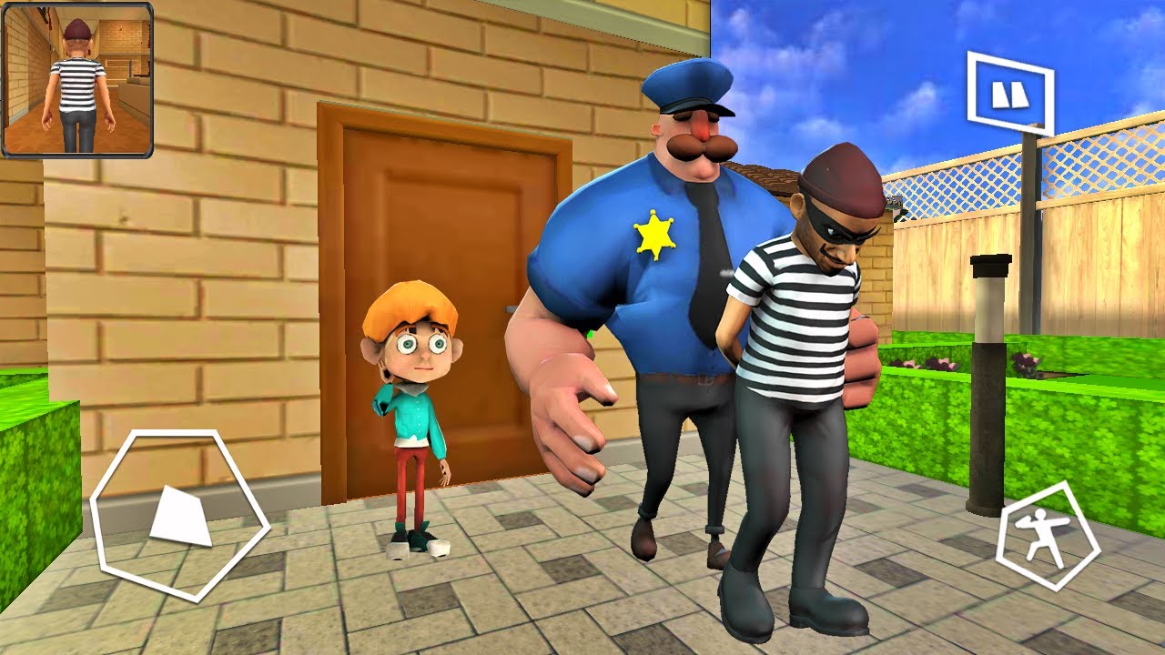 Scary Robber Thief - Officer Catch the Thief New Levels (Android/iOS)