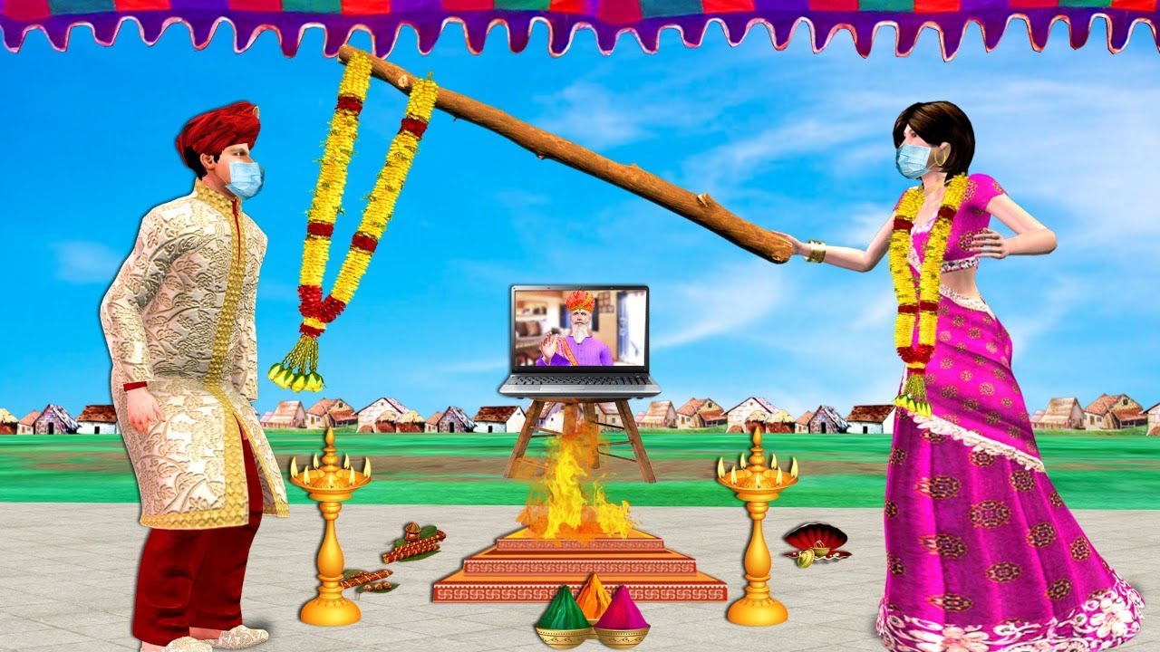 लॉकडाउन ऑनलाइन शादी Lockdown Online Shaadi Hindi Comedy Video