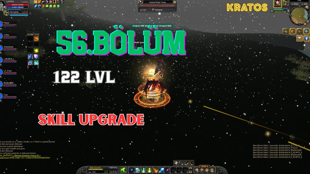Silkroad [56] Yeni Skill'lerimiz Geldi. Daha da Güçlendik l iSRO Kratos