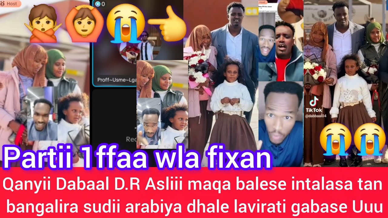 Qanyii😭dabaal🤣hicitii D.R Asliidha gabase ilmansa kan sudii arabiyati bangalira dhale gutusa prt 1fa