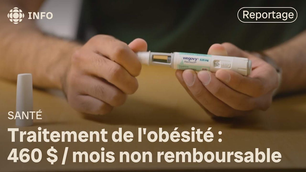 Traitement contre l'ob&eacute;sit&eacute; : le Wegovy maintenant offert au Canada