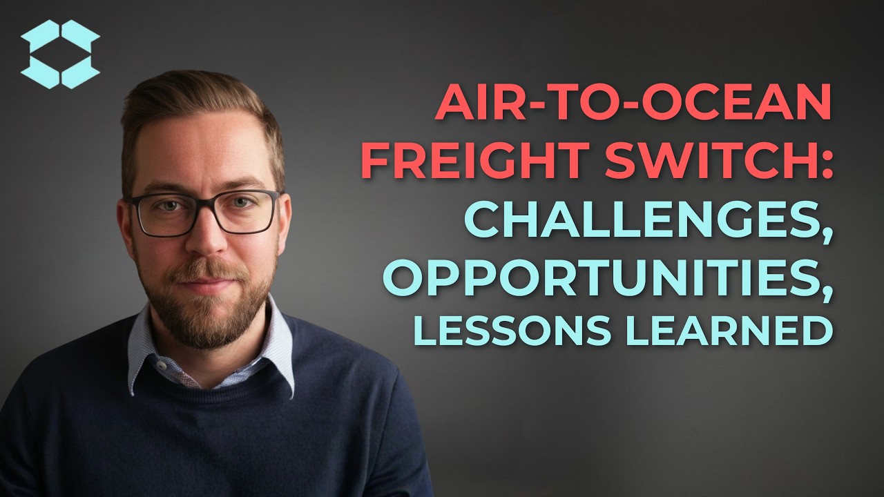 Fabian Reitmeier, Project Manager Logistics Integrity,  Teva Pharmaceuticals:  Air to Ocean Freight