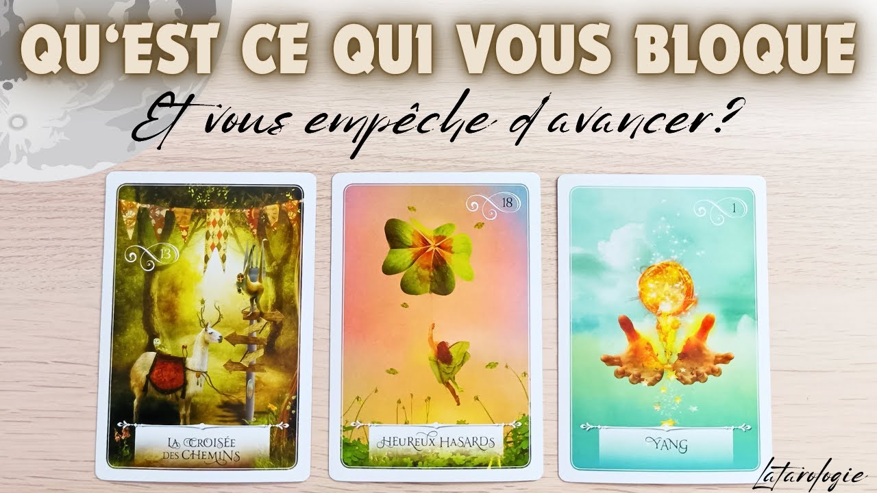 🌟QU'EST CE QUI VOUS BLOQUE et vous empêche d'avancer?🌟Tirage  intemporel