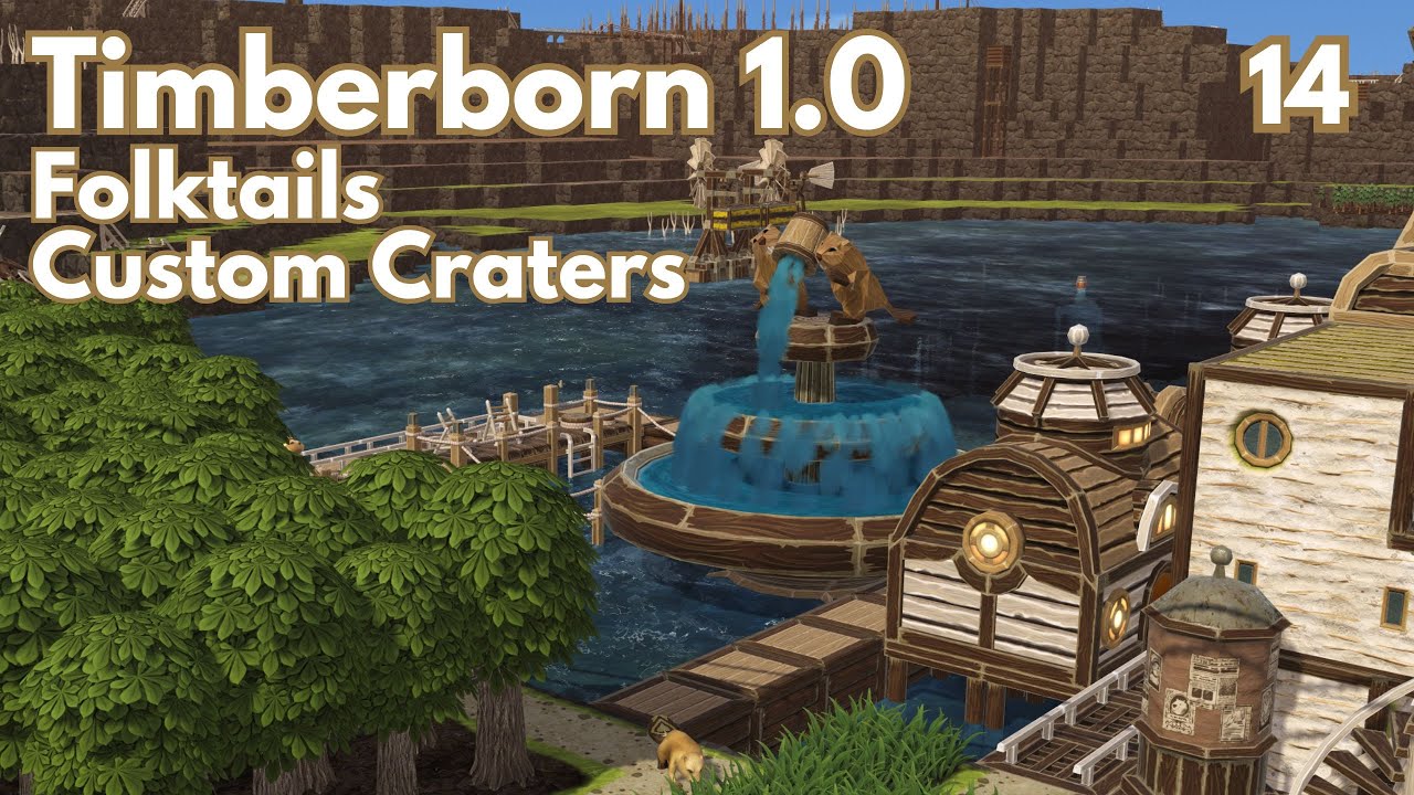 TIMBERBORN 1.0 | Episode 14 | Custom craters map