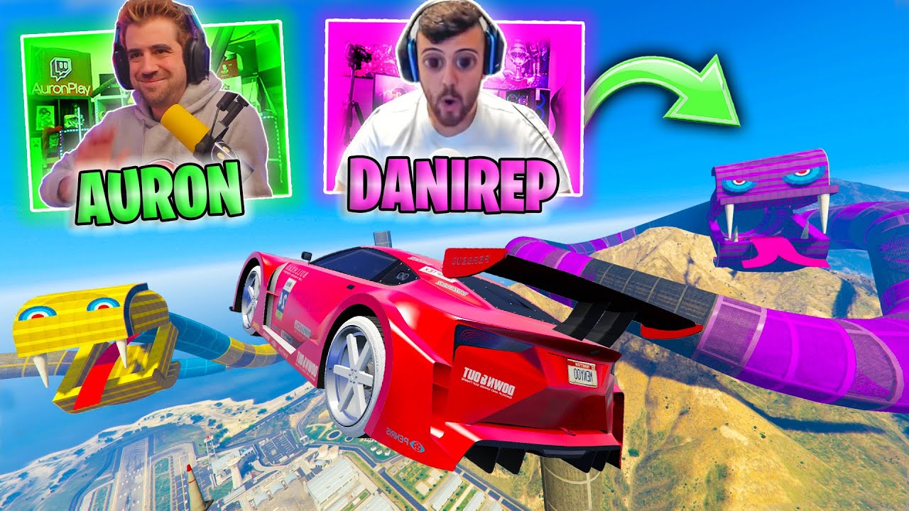 FINAL INCREIBLE!! SOLO EL 1% LOGRA HACER ESTO! CON AURONPLAY Y AMIGOS! - GTA V ONLINE