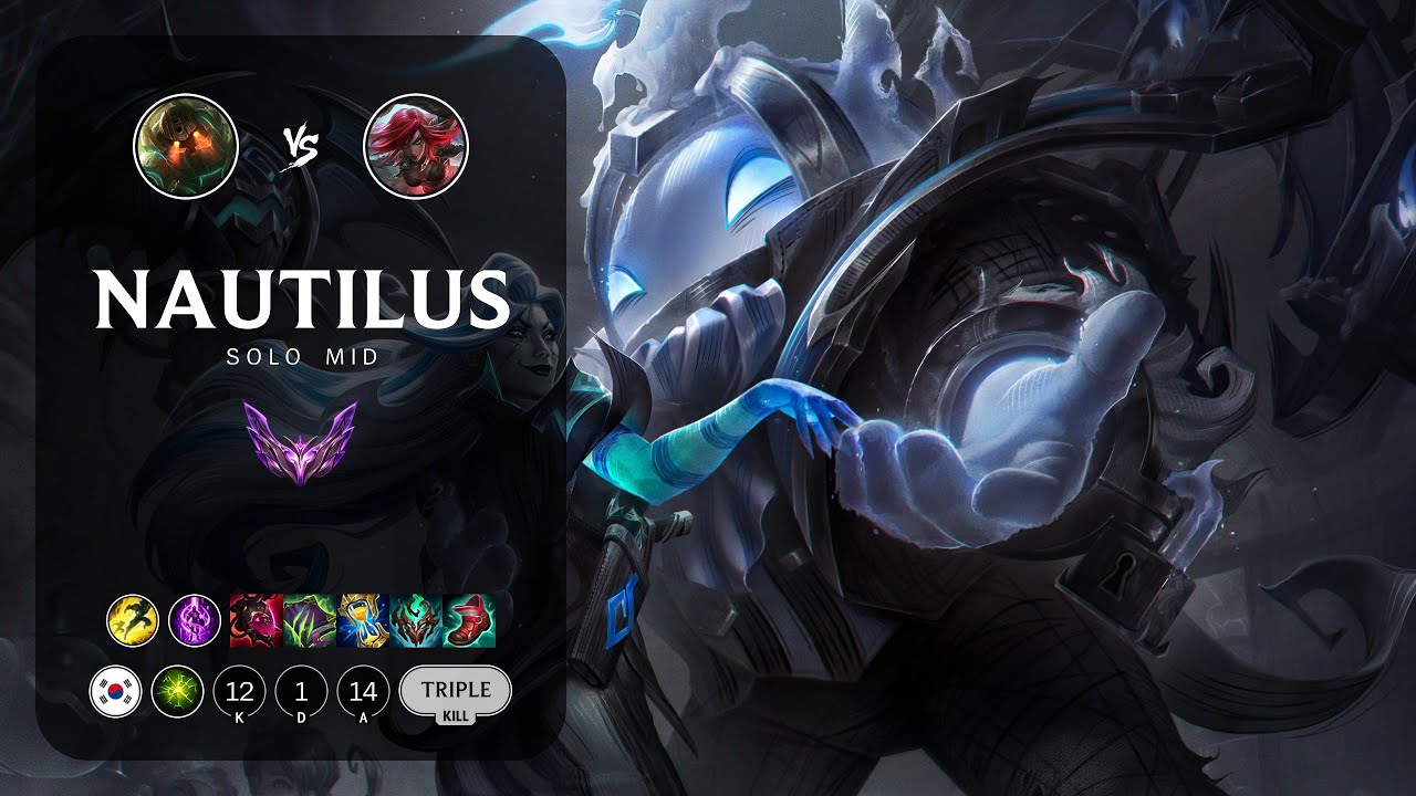 Nautilus Mid vs Katarina - KR Master Patch 14.3