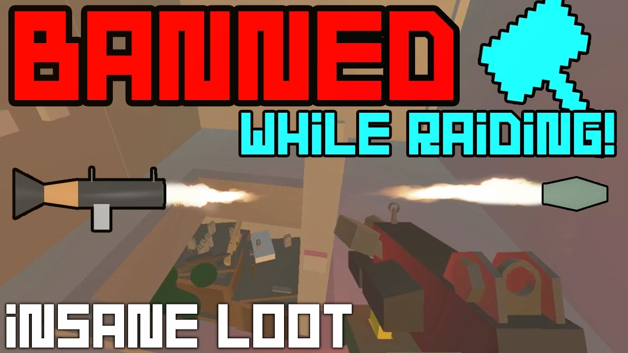 Unturned - BANNED WHILE BASE RAIDING (Vanilla Survival PVP)