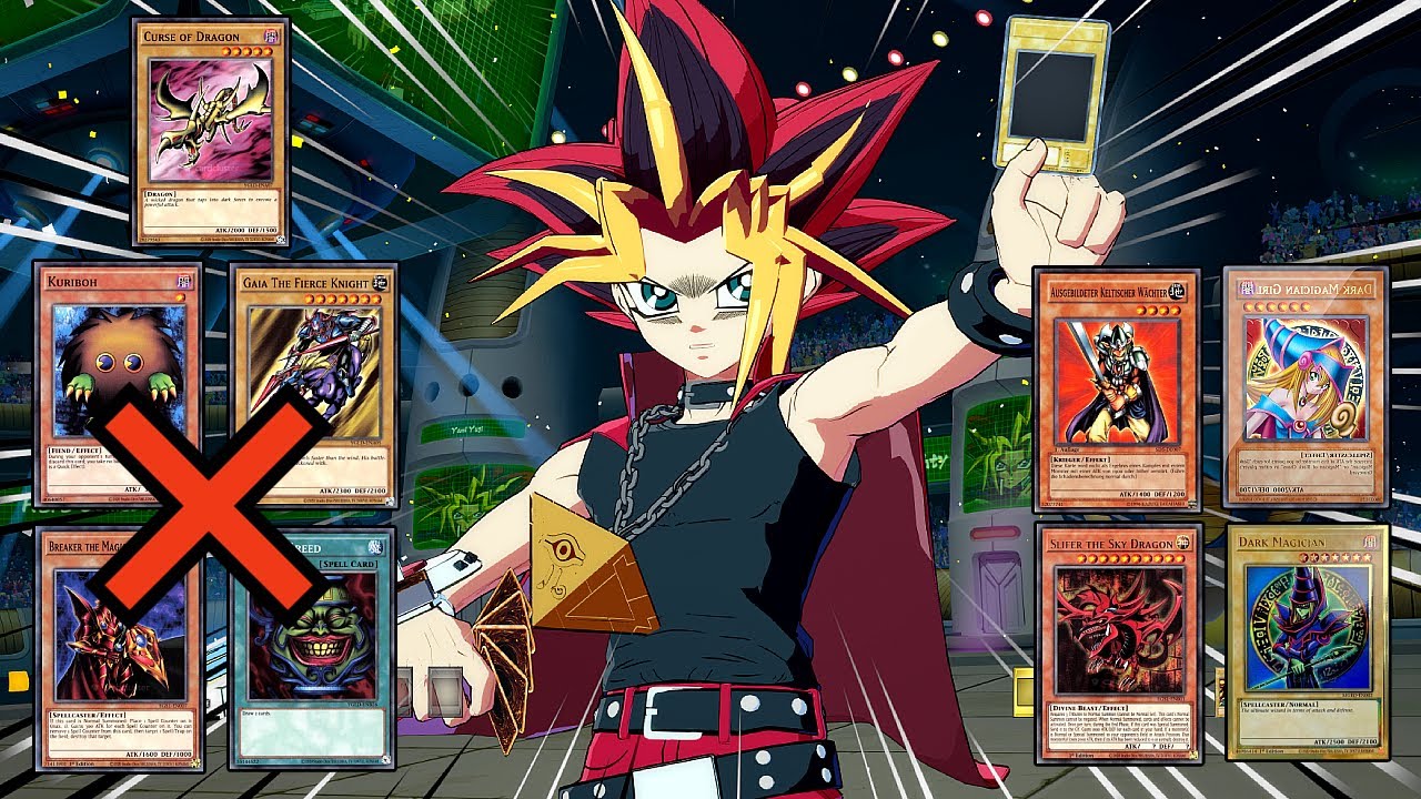 YAMI YUGI COMBOS Without Using ANY Cards From His Deck! DBFZ