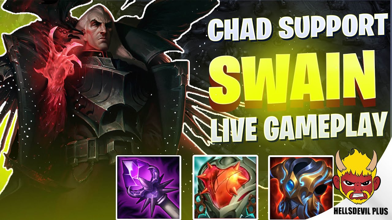 CHAD SWAIN SUPPORT RUNNING DOWN ENEMY! - Wild Rift HellsDevil Plus Gameplay
