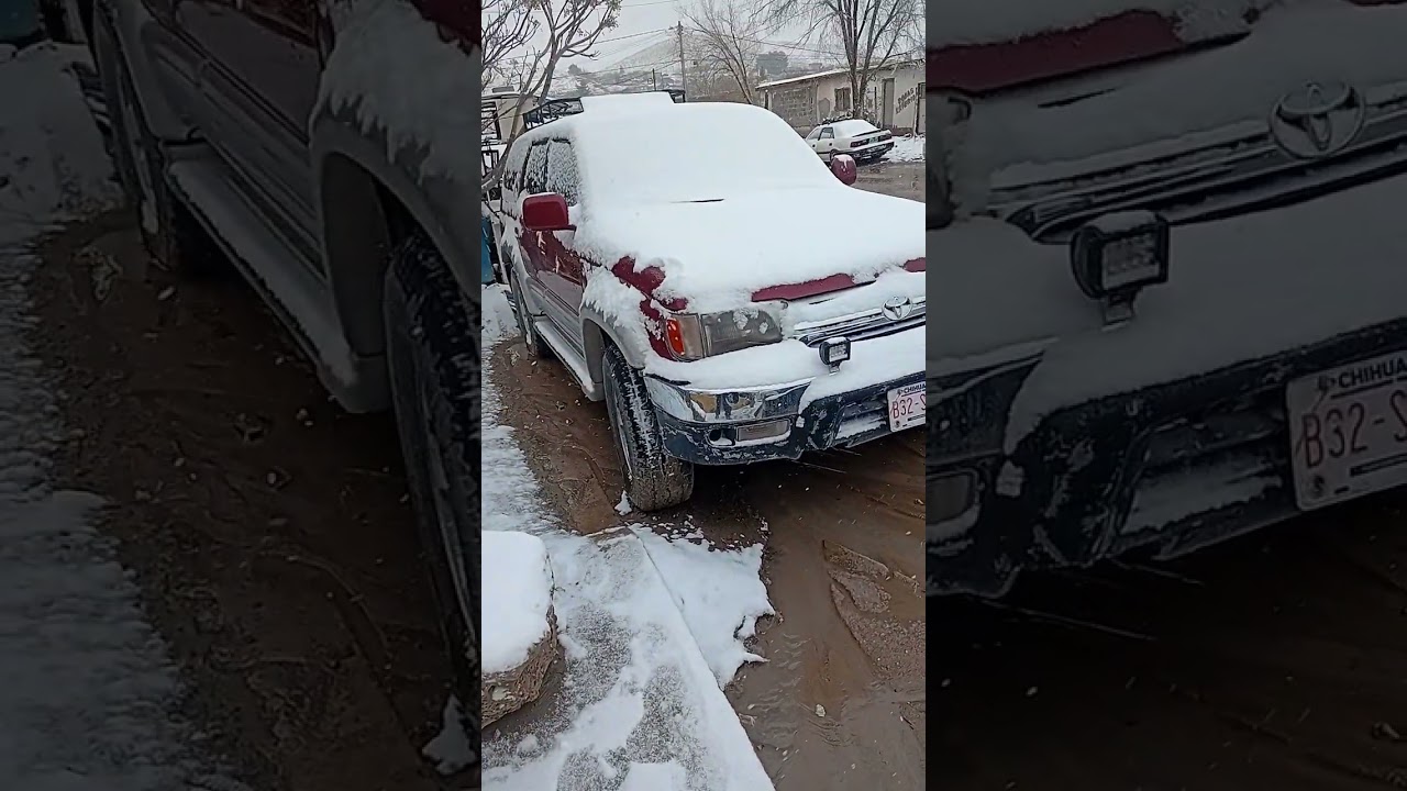 SE NOS VINO LA NIEVE EN CIUDAD JUAREZ CHIHUAHUA 