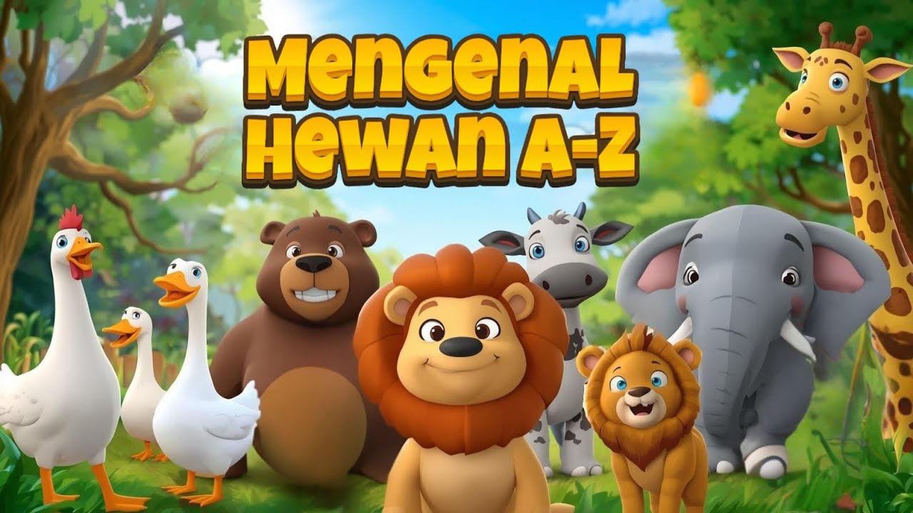 Mengenal Nama Hewan dari Huruf A sampai Z | Belajar Huruf & Nama Hewan | Edukasi Anak