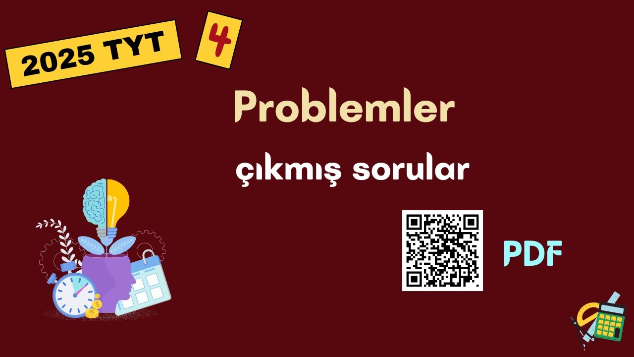 &Ccedil;ıkmış Problem Soruları🔆2025 TYT 🔆4🔆 Karekodlu Fasik&uuml;l A&ccedil;ıklamada