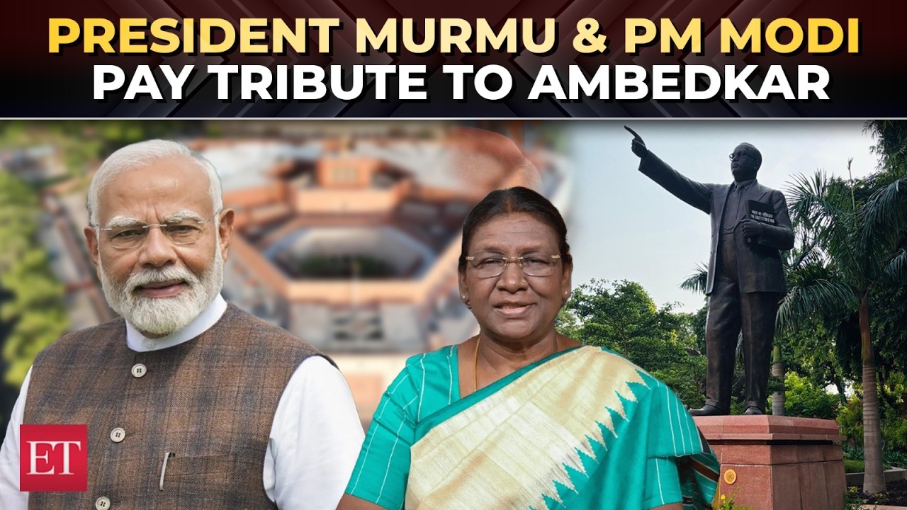 LIVE | President Murmu, PM Modi and top leaders pay tribute to Dr B.R. Ambedkar at Parliament