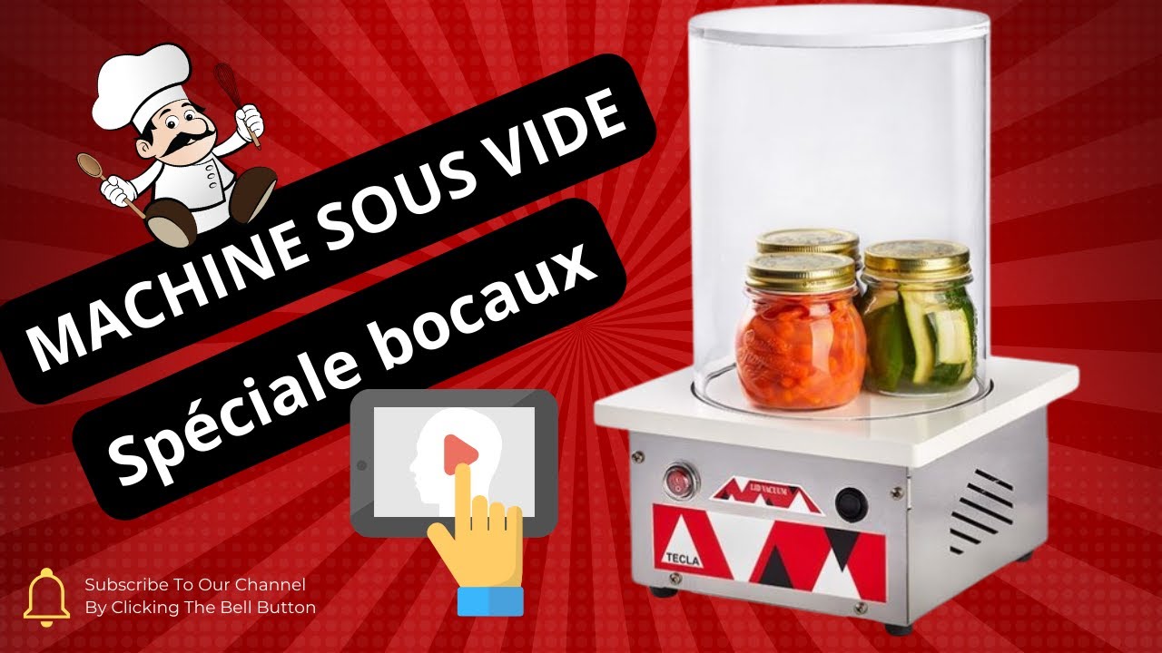 machine sous vide spéciale bocaux Tecla Démo /  www.cuisine-des-pros.com