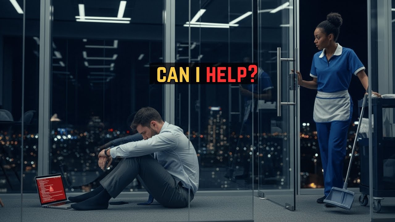 The Billionaire Lost Everything, Until His Janitor Lady Changed His Life In Seconds.The Billionaire
