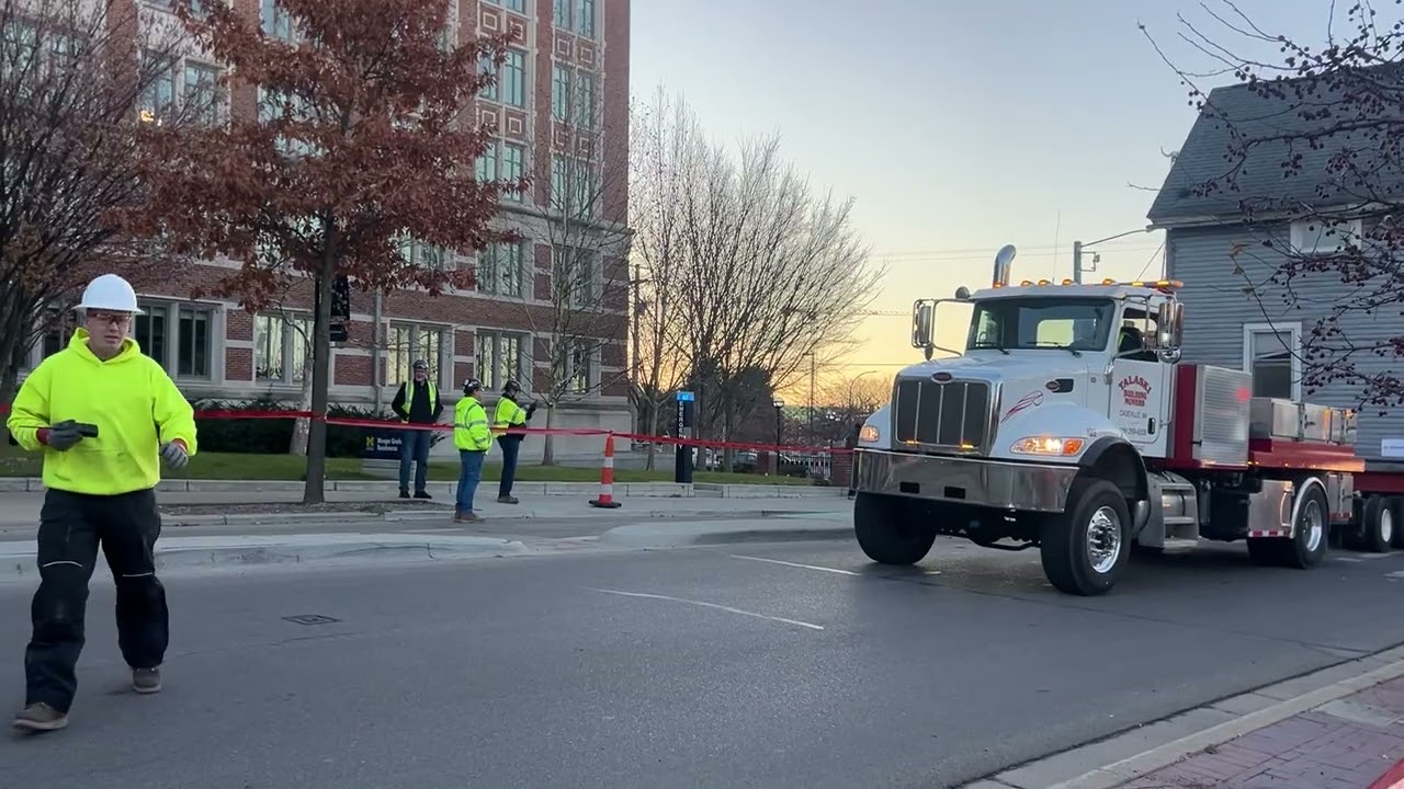 A Historic UM House Takes a Slow Ride to Its New Home