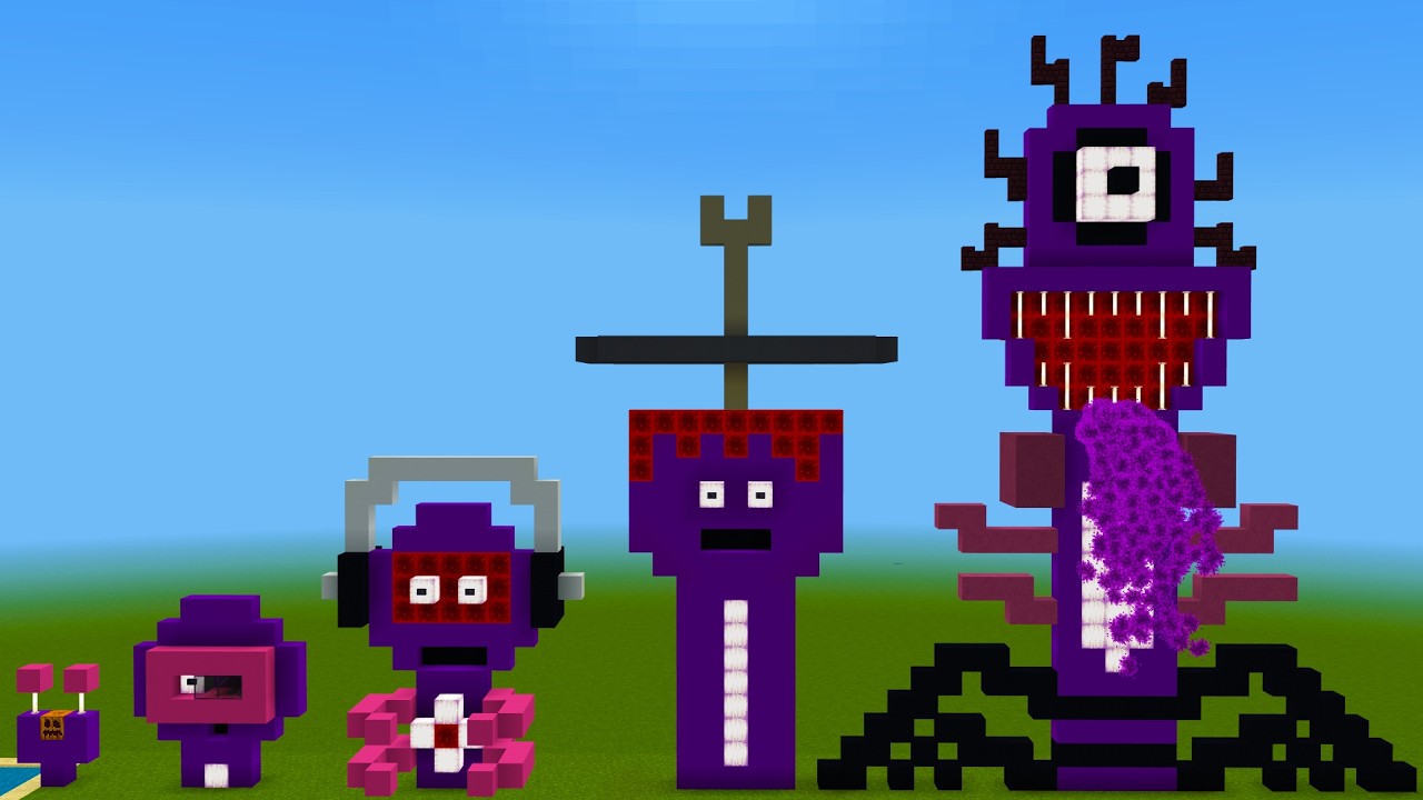 Purple Sprunki Addon In Minecraft PE