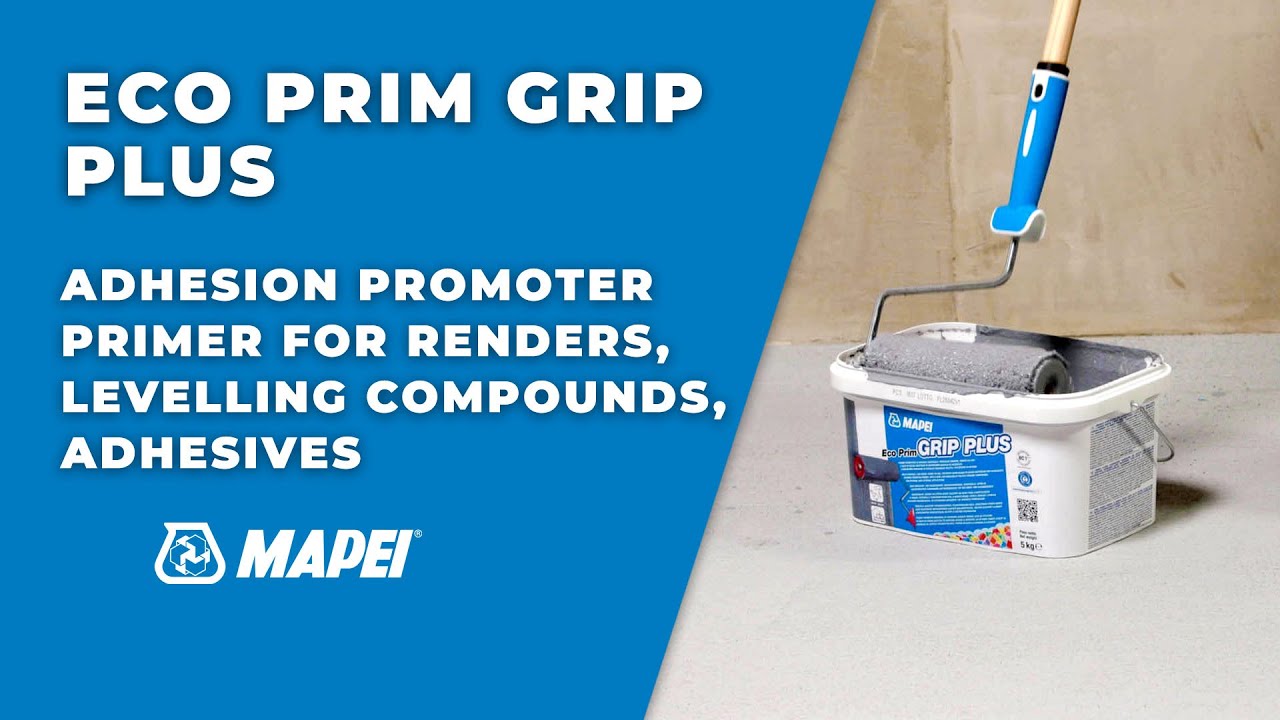 Mapei | Eco Prim Grip Plus - adhesion promoter primer | Video tutorial