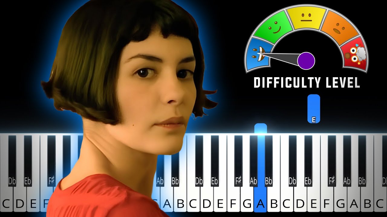 Comptine D'un Autre Été: L'après-Midi - Amélie | EASY Piano Tutorial + Sheet Music (PDF)