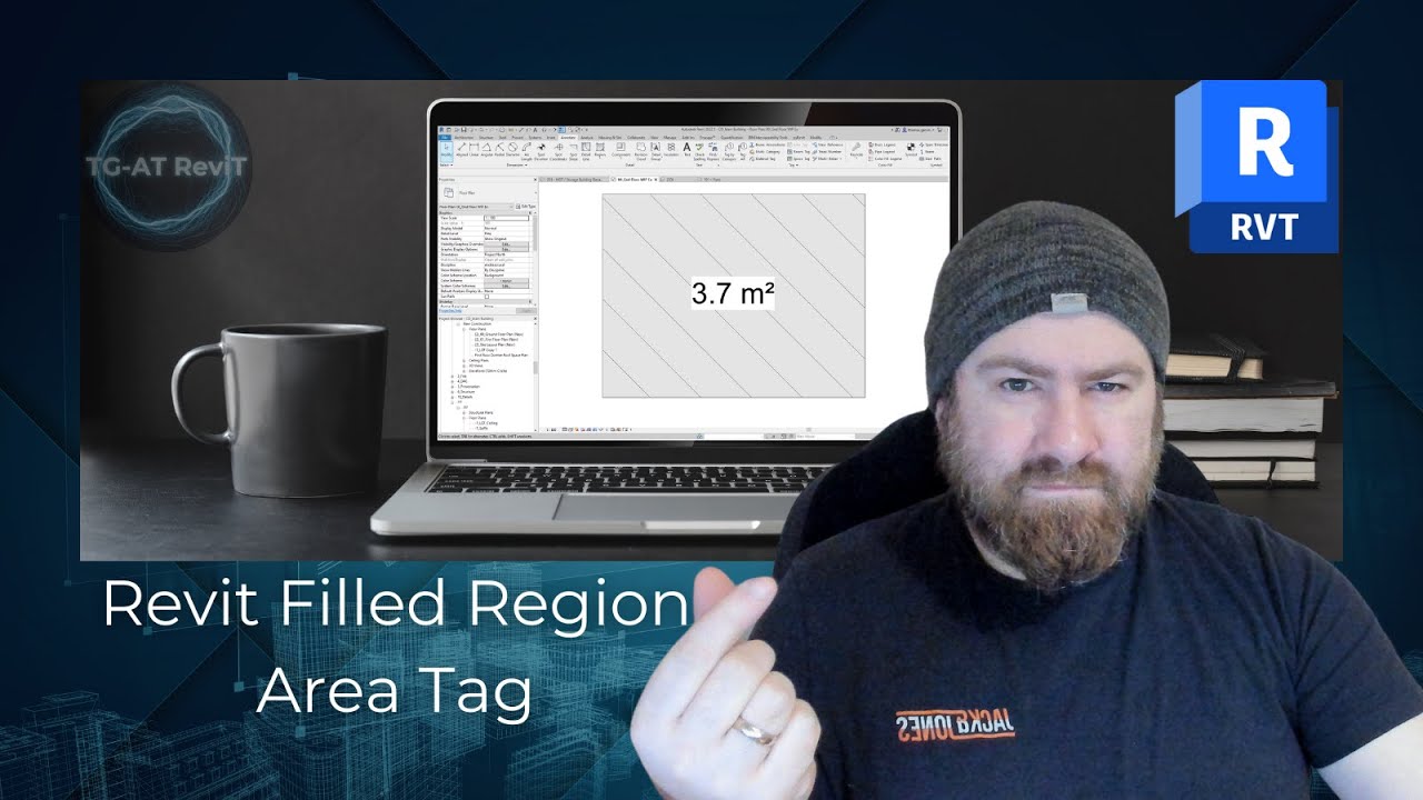 Revit Filled Region Area Tag