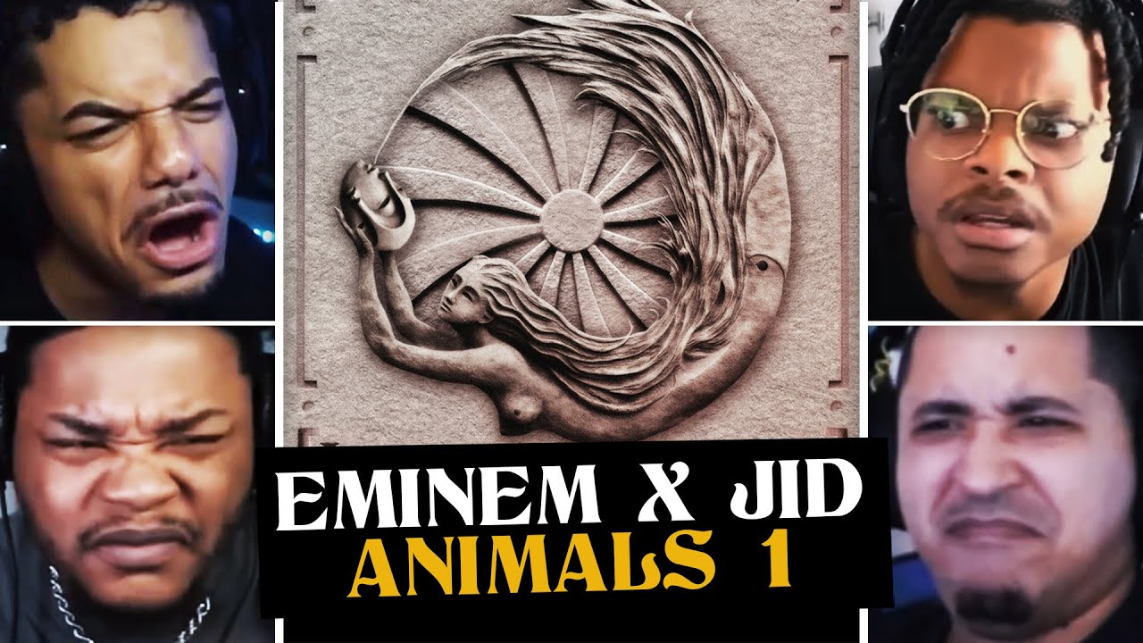 FIRST TIME Hearing Hardest RAP FEAT EVER!?🔥 JID x Eminem - Animals Pt.1 | EPIC Reaction Mashup