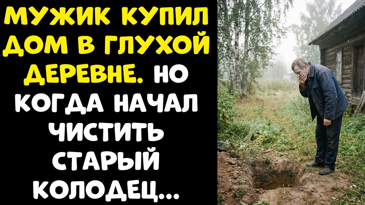 Мужик купил дом в заброшенной деревне, а когда открыл старый колодец — обомлел...