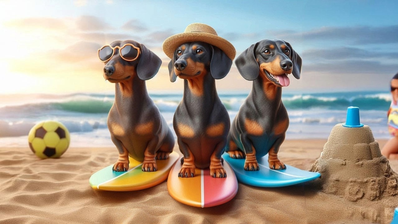 Salchi AVENTURAS en la PLAYA 🏄