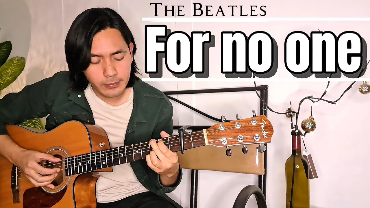  For No One - The Beatles (Fingerstyle)