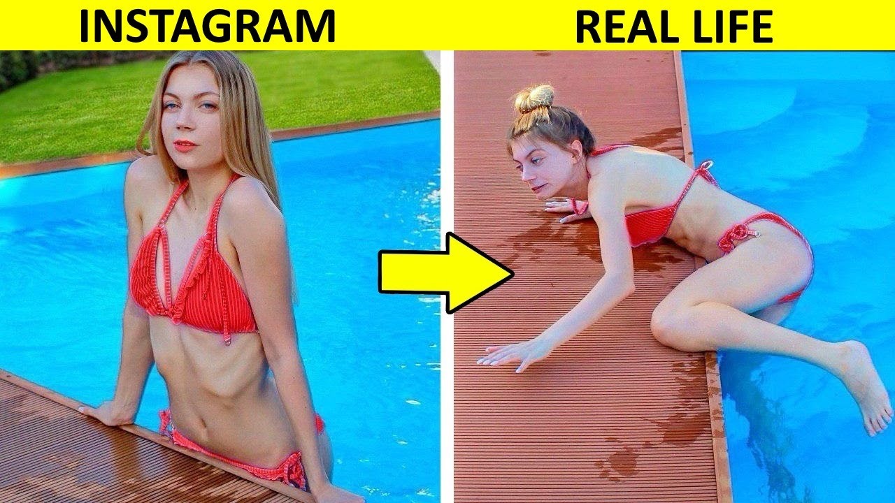 Instagram vs Real Life! Phone Photo DIY Life Hacks by Mr Degree