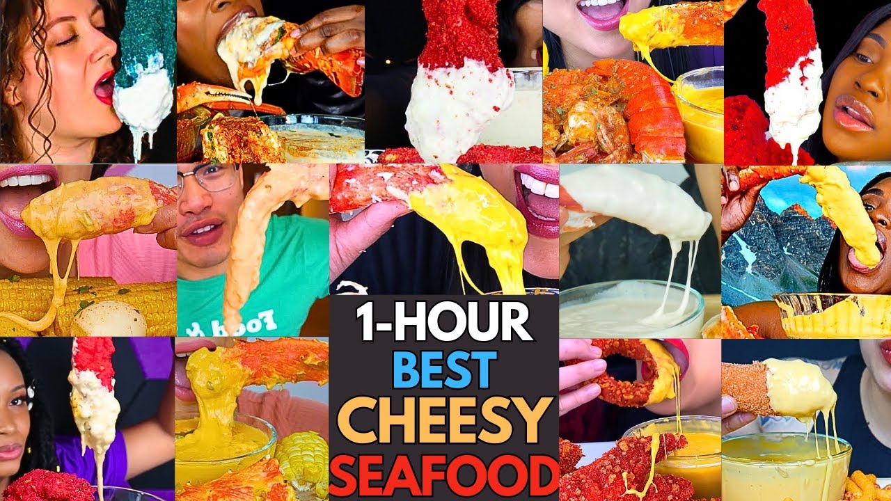 😋🔥🦐 ASMR 1-HOUR BEST CHEESY Seafood Boil Mukbang PART 5 | MUKBANG COMPILATION🌶️🤤🦀
