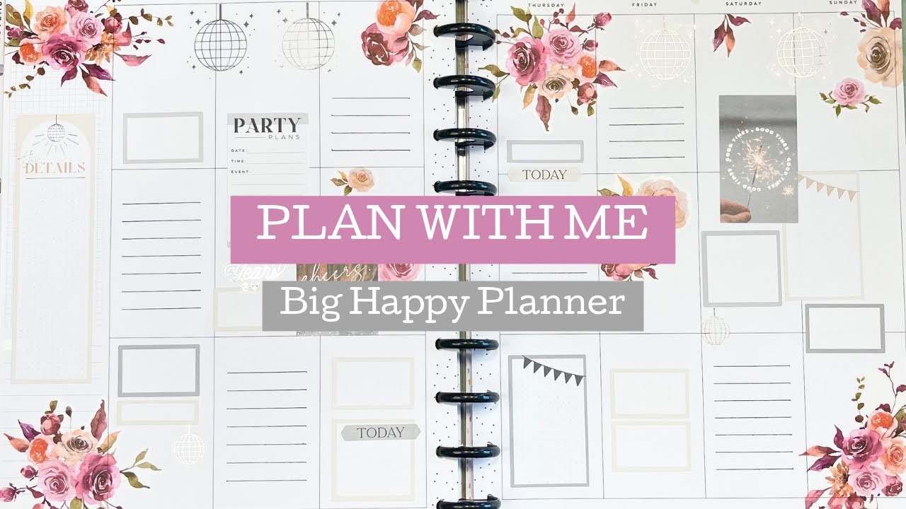 PLAN WITH ME | BIG HAPPY PLANNER | New Year | Dec. 30.-Jan. 5.2025